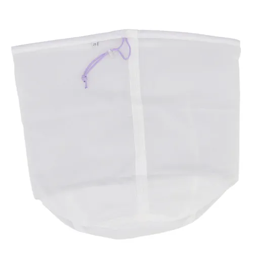 5 Gallons Brew Bags Wine Straining Bag Extra Fine Mesh for Homebrewing Milk Honey Purple (25micro)
