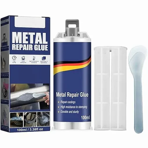 Super Diamond Mud Seal Metal Repair Glue, AB Metal Repair Glue Set, Weld Waterproof Epoxy Casting Adhesive, AB Super Adhesive
