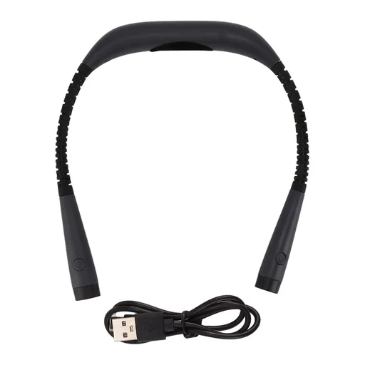 LED Neck Reading Light 3 Colors 3 Bright Level 1000mAh Rechargeable Battery Bendable Arms Book Light for Knitting