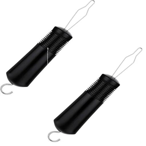 Buttoning Tools Button Hook for Seniors One Handed Button Assist Tool for Elderly & Disabled Zipper Pull Helper for Dresses Shirts and Daily Living Black 2 Pack
