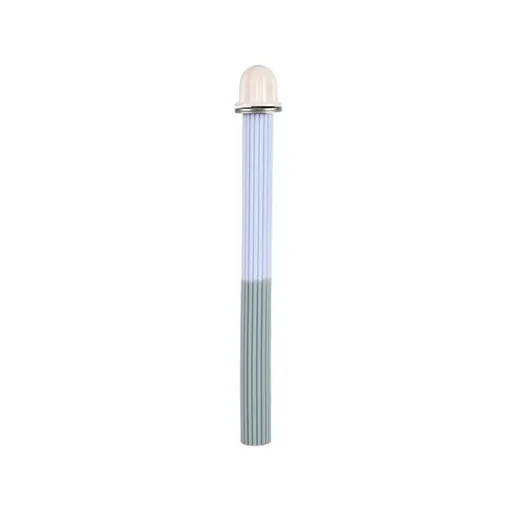 Non-Slip Silicone Parrot Perch Stand Stick Grinding Claw Bird Cage Accessories - White Grey