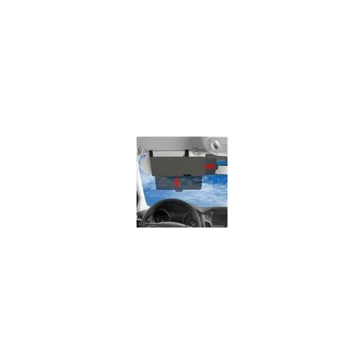 1 Piece Car Sun Visor Extension, Anti Glare UV Protection, Black