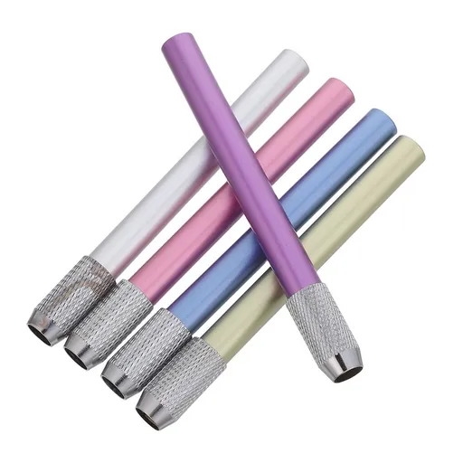 5Pcs Artist Pencil Extenders for Colored Pencils Metal Pencil Cap Protector with Comfortable Grip
