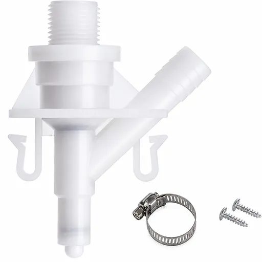 RV Toilet Water Valve Replacement Kit, Compatible with Sealand Dometic 300/301/310/320 Series, Full Hardware Included