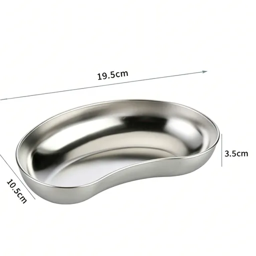 Deep Small Kidney Tray 304 Stainless Steel 2pcs
