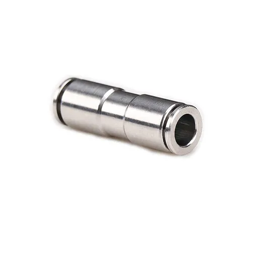 Push to Connect Fitting, 1/4" Tube OD 304 Stainless Steel Straight Quick Adapter Union Splicer Joiner Mender