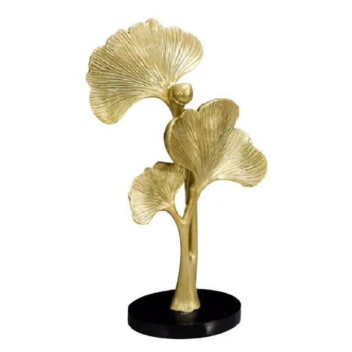 Nordic Ginkgo Decorative Leaf Sculpture Home Decoration Living Room Office Resin Decoration Accessories Desktop Decoration