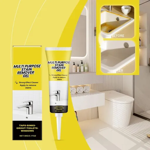 Mold Stain Remover Gel, All-Purpose Cleaner Gel For Front Loader Seal, Bathroom Grout, Sink, Shower, Caulk, Washing Machine Cleaning Solution