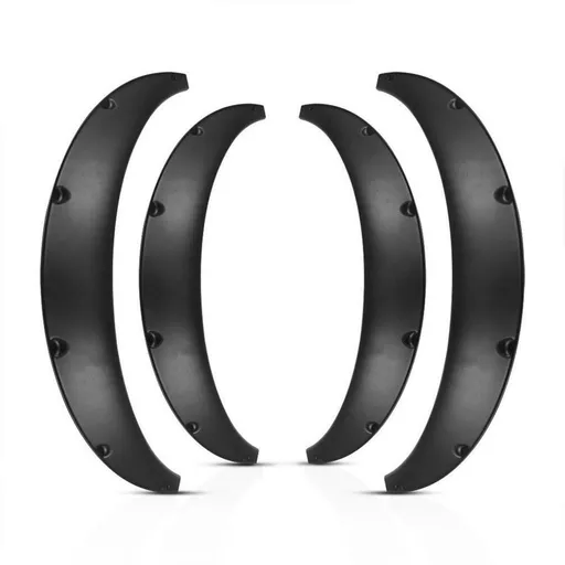 4 Pcs Universal Car Fender Flares Flexible Durable Body Wheel Extra Wide Arches