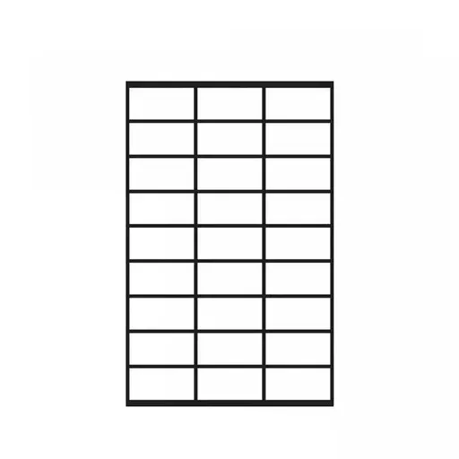 A4 Self Adhesive Sticker Paper Sheet Label Laser Inkjet Print Mailing Address - White Matte 3x9 *100 PCS