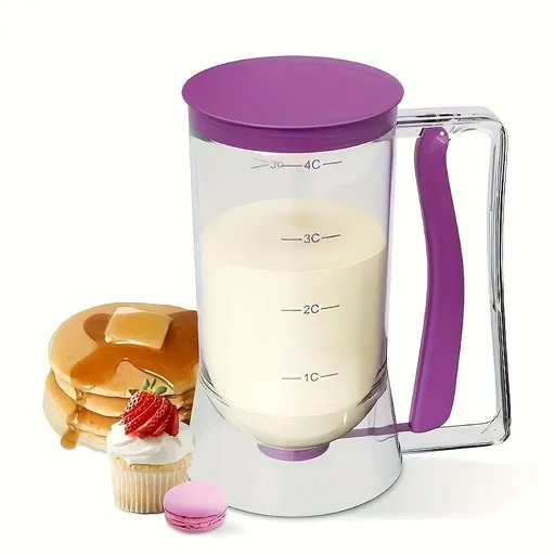 Handheld cake batter separator-Purple