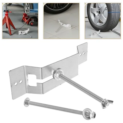 Stainless Steel Wall Mount Spare Tire Carrier Rack for Car, Garage, and Outdoor Storage - and Space-Saving