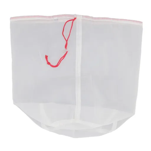 5 Gallons Brew Bags Wine Straining Bag Extra Fine Mesh for Homebrewing Milk Honey Red (160micro)