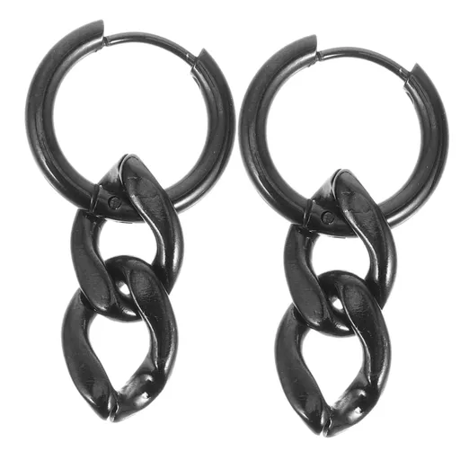 1 Pair chain earrings statement earrings for women chain link stud earrings aesthetic earrings geometric