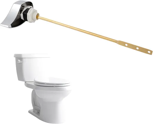 Toilet Handle Replacement Compatible with TOTOTHU004-CP Trip Lvr for ST701, CST854, CST884,Side Mount Toilet Flush Handle, Flush Tank Lever, Chrome