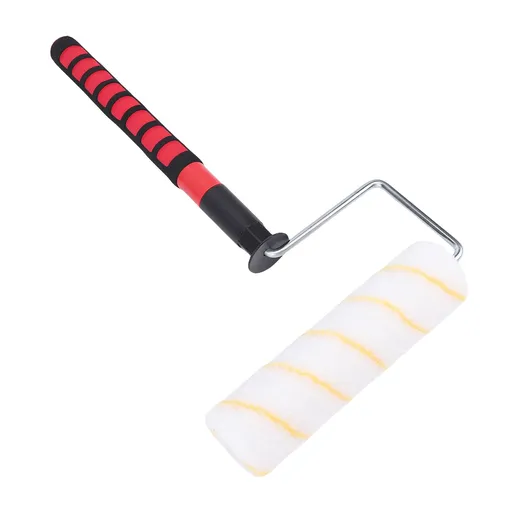 Paint Roller Kit 9 Inch Telescopic Ergonomic Handle Portable Adjustable Height Wall Painting Roller Kit for Home