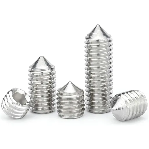 M6 Conical Grub Screws Stainless Steel Hexagon Grub Screws Allen Fasteners Point Screws M6×20Mm,20 pcs