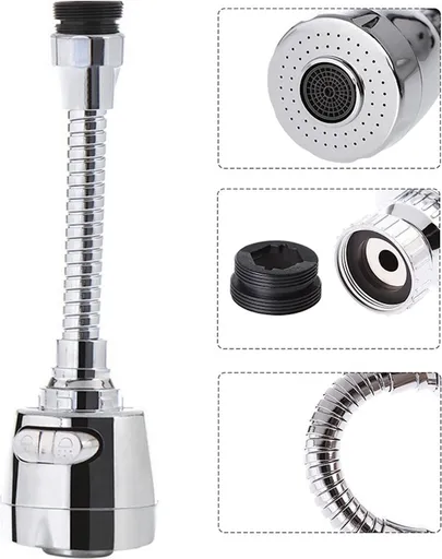 Greenure Flexible Tap Hose - Water-Saving Rinse Tap - Extension - Kitchen Tap