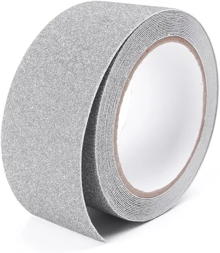 2 inch 16.4Ft Floor Safety Grip Non Skid Safety Tape Anti Slip Adhesive for Steps Stairs Indoor or Outdoor Applicable, High Traction, Gray