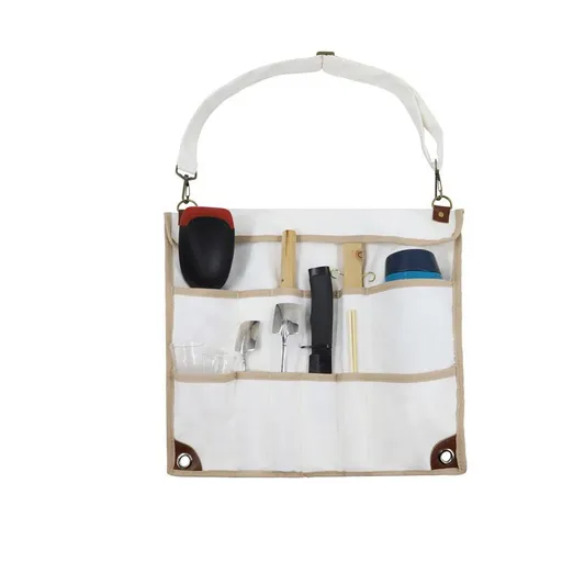 Tableware Storage Bag, Convenient Resistant Used Foldable Adjustable Multi Pocket Cutlery Bag, Spoon Fork Organizer