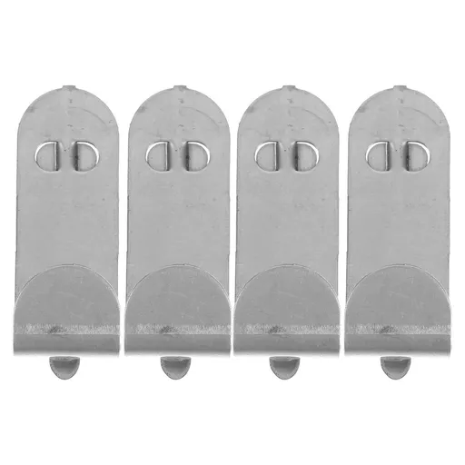 Plated Silver Stainless Steel Fridge Shelf Hangers for Home Refrigerators