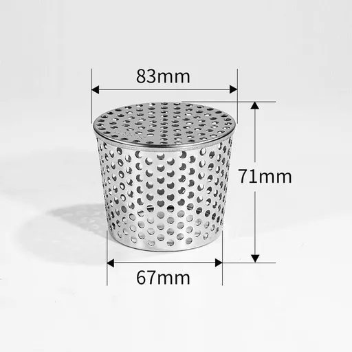 PVC Termination Cap, Mesh Screen Vent Cover, Stainless Steel Mesh Vent Cap, Birds & Rodents Proof Cones Cover, Stainless Steel Conical Exhaust Pipe Cover, Downspout Guard Filter Strainer C