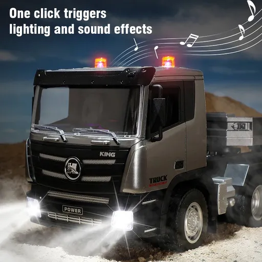 Rc Flat Truck 9-Channel Alloy Remote Control Trailer