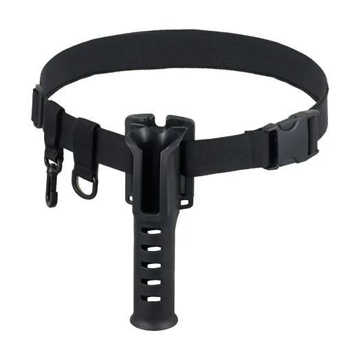 Waist Rod Holder Belt, Portable Fishing Rod Pole Inserter, Adjustable Fishing Rod Bracket Belt, Waist Rod Rack for Outdoor Fishing