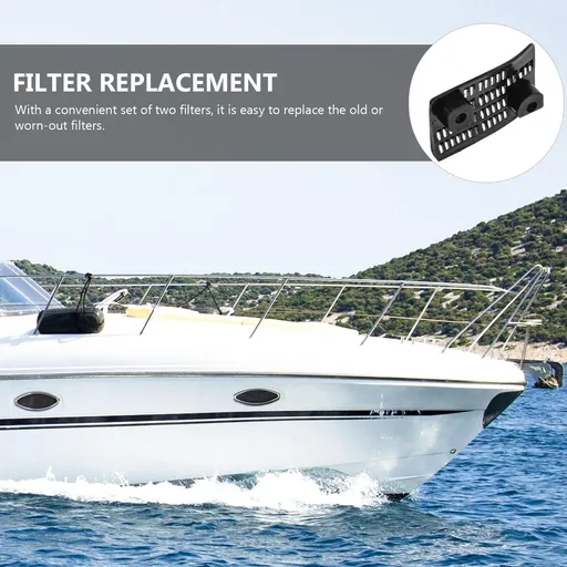 Boat Motor Water Outlet Filter Screen Replacement Parts for 2 Stroke Engines, Marine Filter Accessories