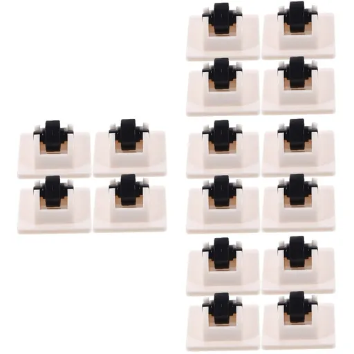 16-Pack Heavy Duty Mini Caster Wheels with Strong Adhesive for Storage Bins, Sticky Caster Set for Smooth Mobility