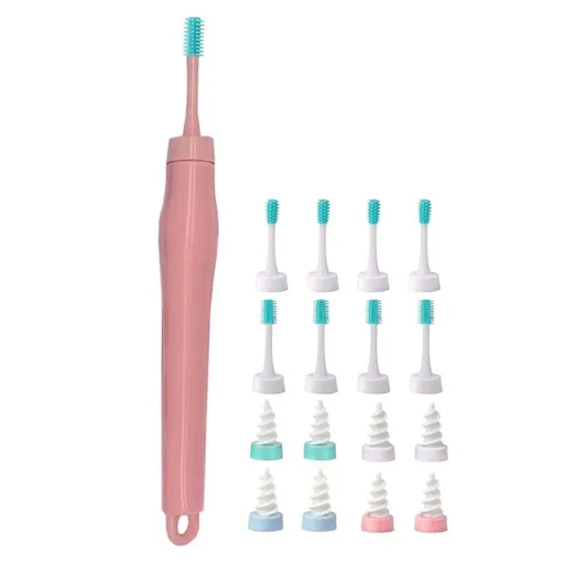 16pcs Ear Wax Remover Tool Reusable Spiral Ear Wax Remover Silicone Ear Cleaner for Adults Kids -Pink