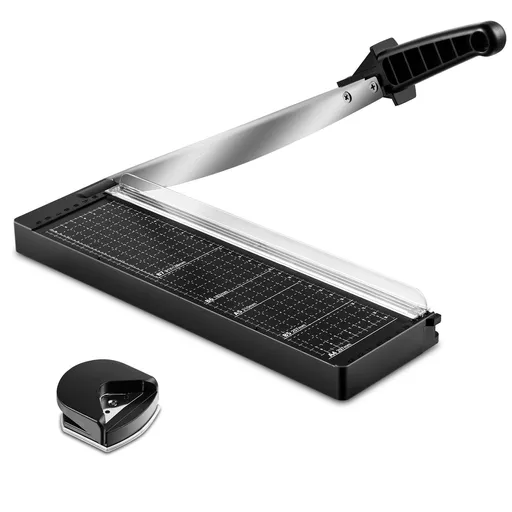 Guillotine Paper Cutter with Sheet Capacity, Heavy Duty Paper Cutter for , Paper Trimmer for Crafting, Classroom and Office