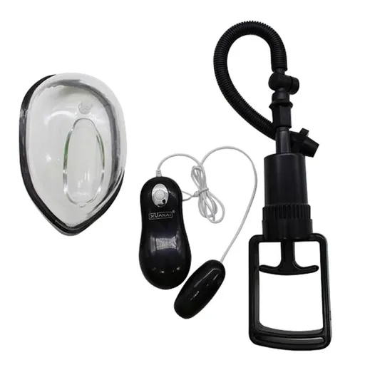 House Of Dasein Pussy Pump Vibrator Clitoris Nipple Sucker Bdsm Kink Fetish - Black