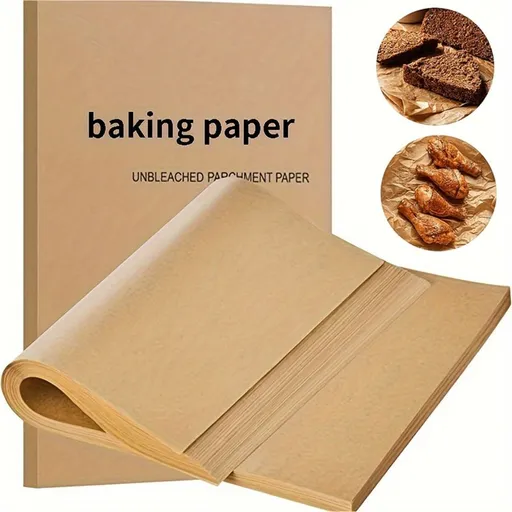 200 Sheet Precut Baking Paper Nonstick Heat Resistant, 40 x 30 cm