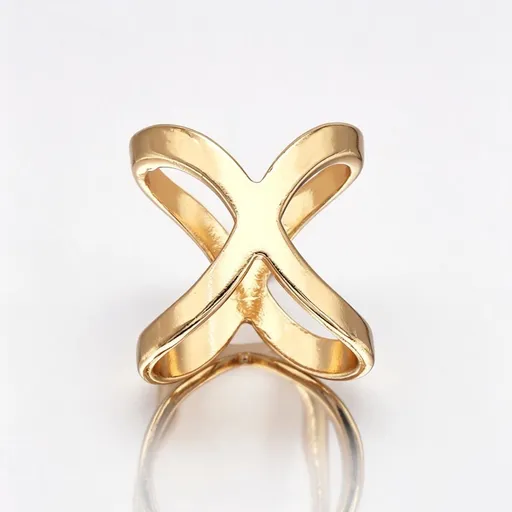 Simple Scarf Ring Jewelry Scarf Buckle Gold Plating suitable for all kinds of clothes, scarves, bags-5pcs