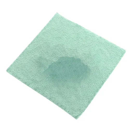 1 Pack Coral Fleece Square Hand Towel, Soft Absorbent 30 x 30 cm Dish Cloth for Kitchen, Bath and Household Cleaning, Style D