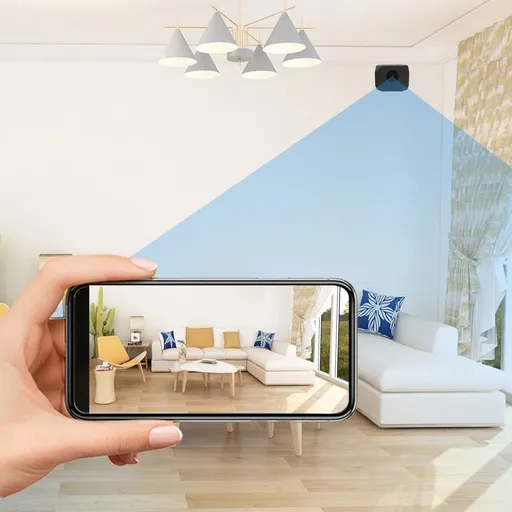 WiFi Camera Smart Home Security Monitor HD Wireless Mobile Phone Remote Plug Easy Install 170° Wide Angle Night Vision for Indoor Outdoor Baby Pet Surveillance