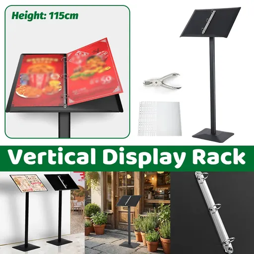 Restaurant Menu Display Stand Durable for Cafe Bar Shop Counter Display Holder
