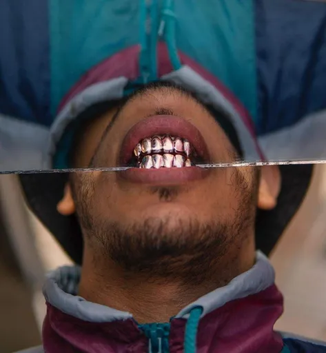 Rose Gold Plated Hip Hop Caps Custom Fit Top & Bottom Grillz Set Teeth Grills Mouth Hop Custom Fit Polished Teeth Grillz