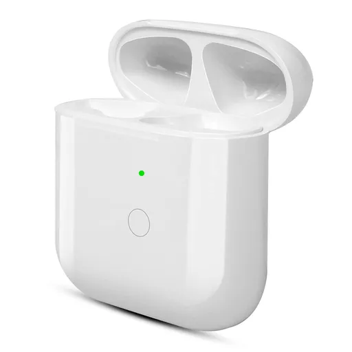 Charging Case, Wireless Charger Replacement Case with with Bluetooth Pairing Sync Button Without Earbuds