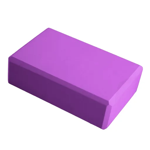 EVA Yoga Block 22.8x15.2x7.2cm Yoga Brick for Pilates Stretching Fitness - Purple