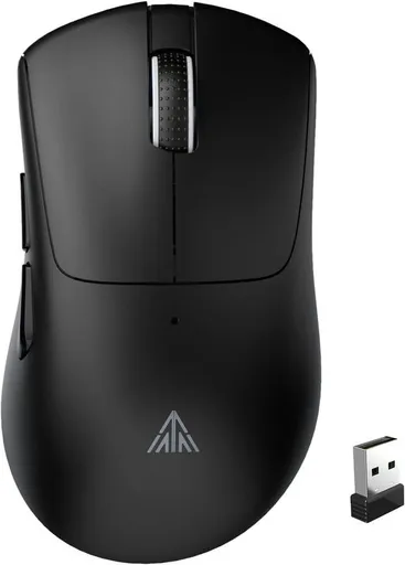 SOLAKAKA SM805 Tri-Mode Lightweight Wireless Gaming Mouse, 24000 DPI with Two Side Buttons，black