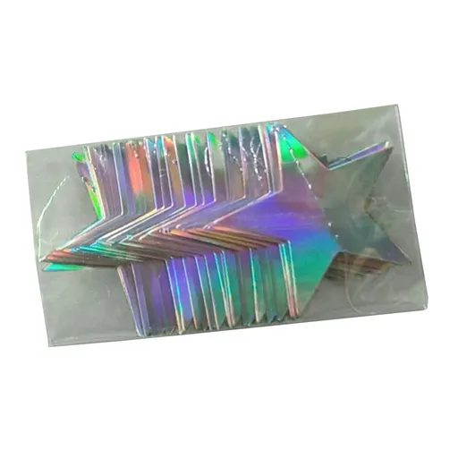 Recyclable Paper Star Chains Assorted Color Streamers Pendant for Holiday Room Decoration Garlands Accessories