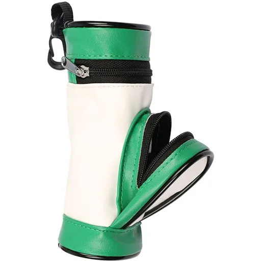 White Golf Storage Bag Set - Portable Outdoor Golf Pouch for Travel, Easy Carry and Convenient Golf Accessory
