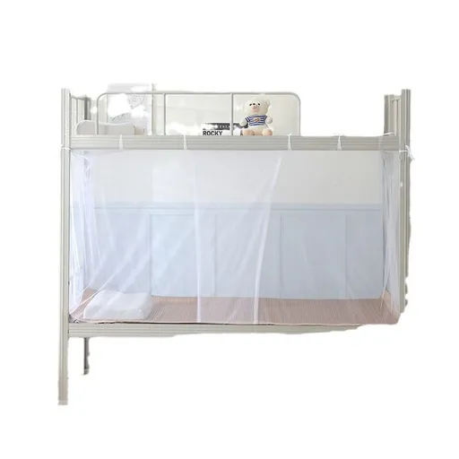 Single to King-Sized Beds, 2 Openings or Fully-Enclosed Bed Canopy, Rectangular White Universal Netting Canopy for Indoor