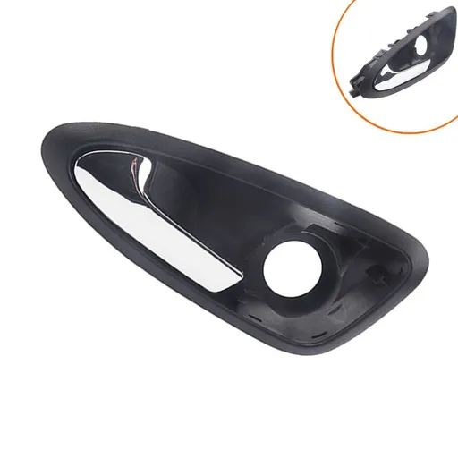 Door Handle - Inner Door Handle Car Front Left Interior Inside Inner Door Handle with Rearview Mirror Switch Hole Fit for Seat