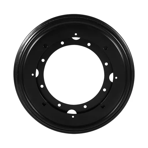 Heavy Duty Round Galvanized Lazy Susan Turntable Bearing Rotating Swivel Plate (9" Black)