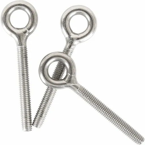 M6 304 Stainless Steel Ring Long Screw Threaded ROd Ring Bolt 10 pcs