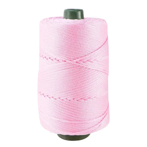 32 Colors Macrame Cotton Cord 200g/7.05oz,100% Natural Handmade 4 Strands Twisted Cotton Rope Polyester Thread Spools for Wall Hanging Plants Hangers Gift Wrapping Tapestry DIY Crafts #K - Light Pink