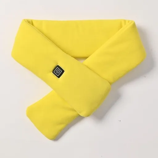 USB Rechargeable Graphene Heated Neck Warmer Yellow-Gift Box Edition
